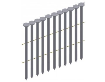 Цвяхи рифлені в бобінах